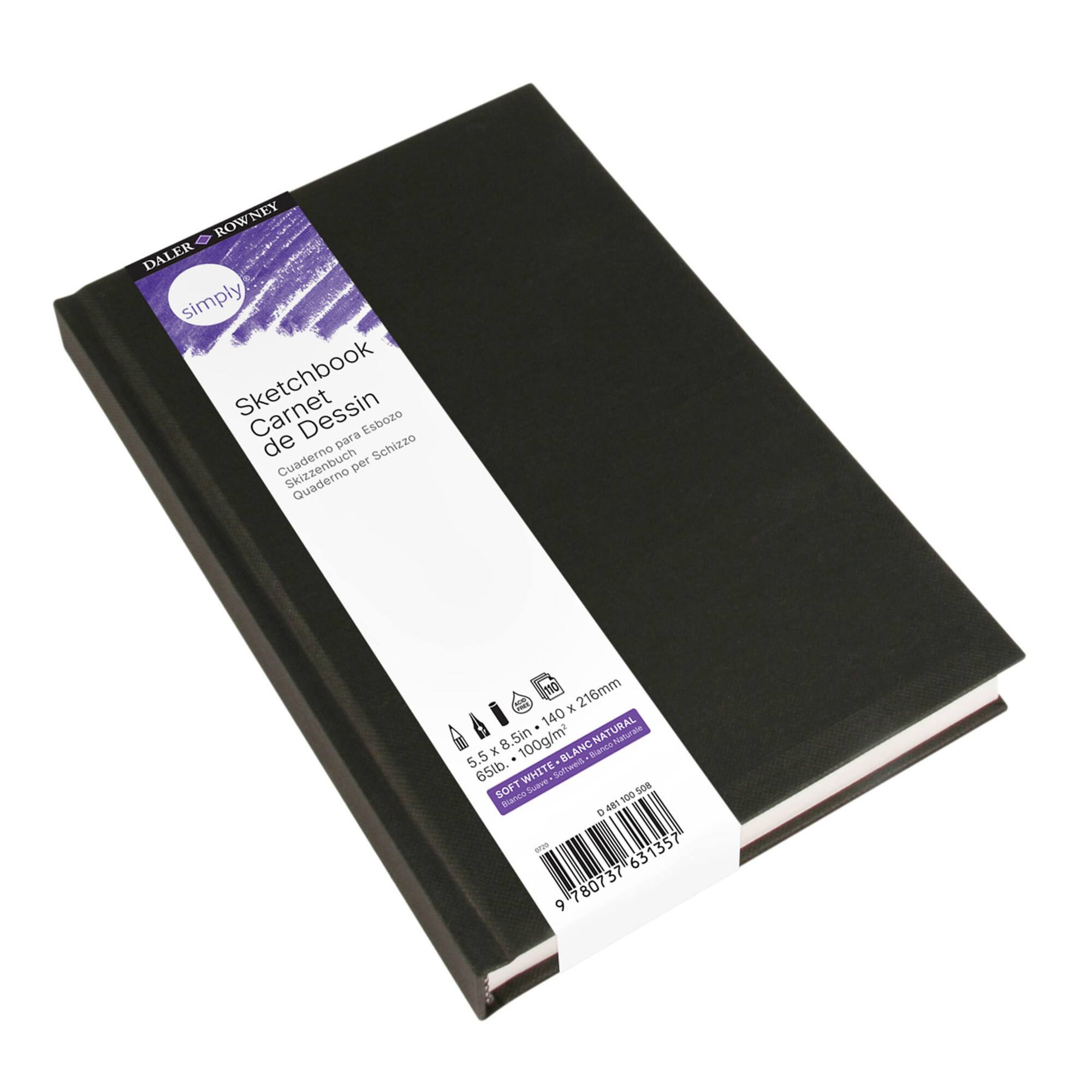 Daler-Rowney® 5.5" x 8.5" Simply Hardbound Sketchbook, 110 Sheets